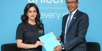 Saba Qamar has been named UNICEF Pakistan’s first National Ambassador for Child Rights