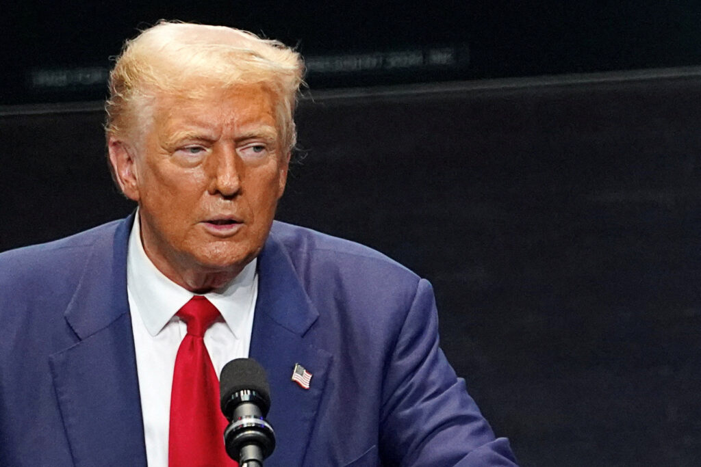 file photo: former u.s. president donald trump holds a campaign event at the johnny mercer theatre civic center in savannah