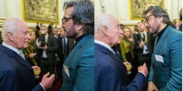 Adnan Siddiqui posted several photos capturing his friendly conversation with the King