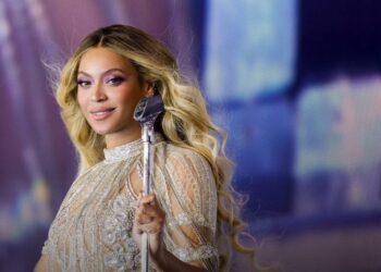 Beyoncé, already the most Grammy-awarded artist in history with 32 wins.