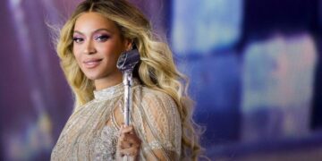Beyoncé, already the most Grammy-awarded artist in history with 32 wins.