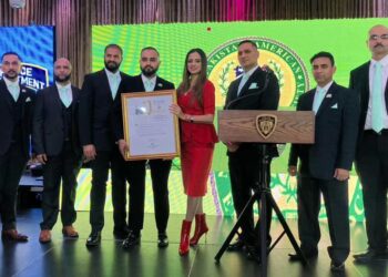 The event also saw the recognition of several high-ranking officers from the New York Police.