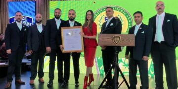 The event also saw the recognition of several high-ranking officers from the New York Police.