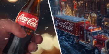 Stills from Coca-Cola's new AI-generated ad campaign Coca-Cola.