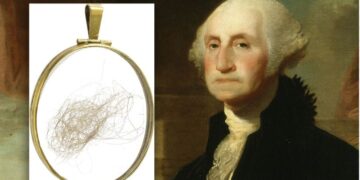 george washington’s hair