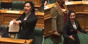 Maori members staged a haka to disrupt the vote on a contentious bill