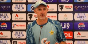 PCB stated that Gillespie, who also serves as the interim head coach for the white-ball team.