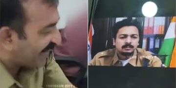A scammer posing as a cop mistakenly video called a Thrissur cyber cell police officer.