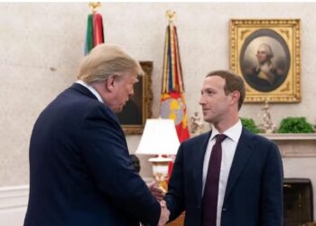 Meta CEO Mark Zuckerberg with President-elect Donald Trump | File Photo.