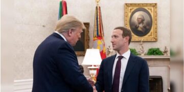 Meta CEO Mark Zuckerberg with President-elect Donald Trump | File Photo.