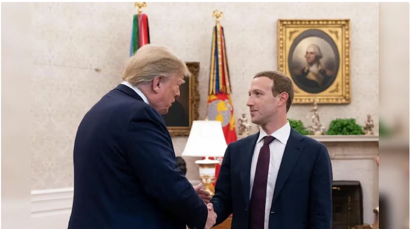 Meta CEO Mark Zuckerberg with President-elect Donald Trump | File Photo.