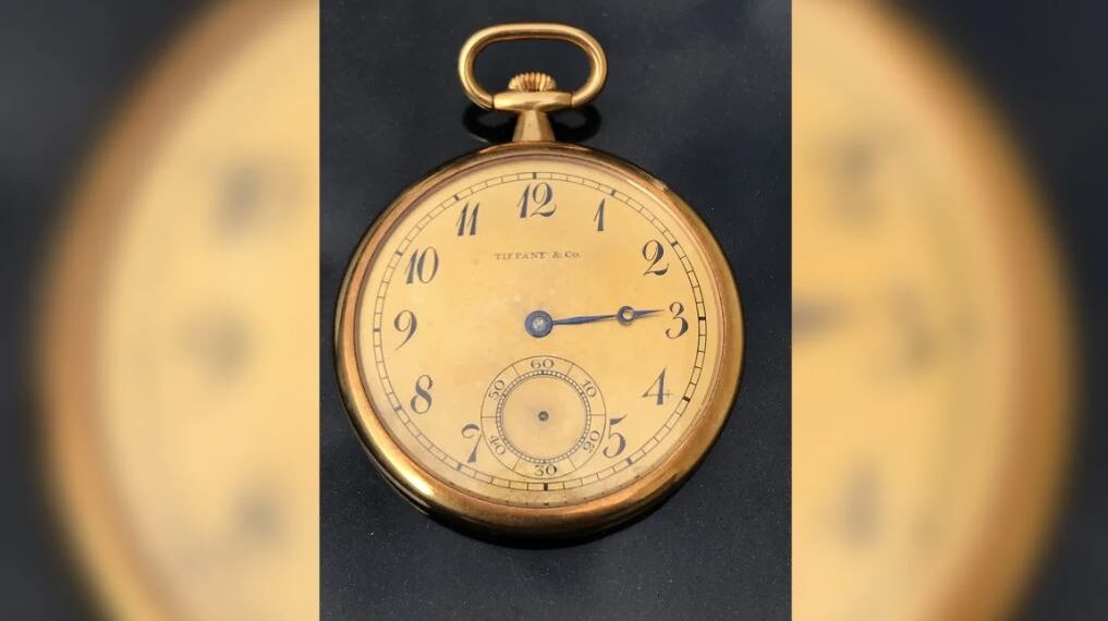 Captain Rostron's gold pocket watch sold for a record-breaking £1.56 million at auction.