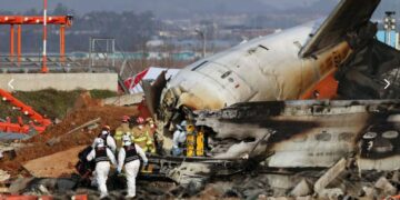 South Korean authorities are still trying to determine the cause of Sunday's crash.
