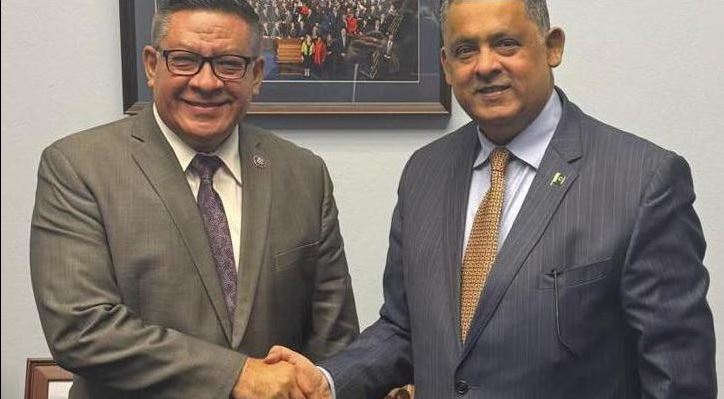 Ambassador Rizwan Saeed held a meeting with U.S. Congressman Salud Carbajal to discuss ways to enhance Pakistan-U.S. relations.