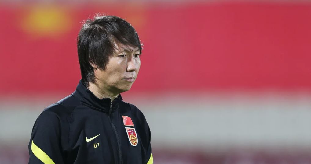 China national football team coach Li Tie at Sharjah Stadium in Sharjah.