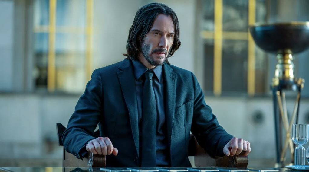 Keanu Reeves as John Wick in John Wick: Chapter 4.