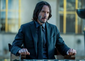 Keanu Reeves as John Wick in John Wick: Chapter 4.