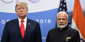 Trump With Modi .