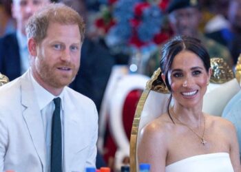 Prince Harry and Meghan.