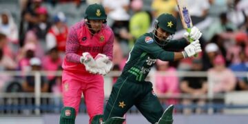 Pakistan’s opener Saim Ayub delivered a scintillating performance with a match-winning century.