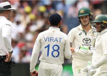 India’s Virat Kohli may face sanction after a heated physical clash with Australian debutant Sam Konstas.