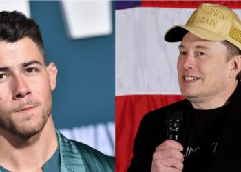 Nick Jonas and Elon Musk had a cheeky exchange on X .