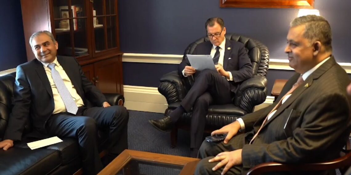 Interior Minister Mohsin Naqvi Meets U.S. Congress Members in Washington