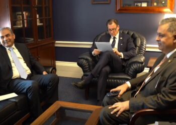 Interior Minister Mohsin Naqvi Meets U.S. Congress Members in Washington