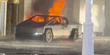 Fireworks, gas tanks and camping fuel used in Tesla Cybertruck explosion outside Las Vegas Trump Hotel.
