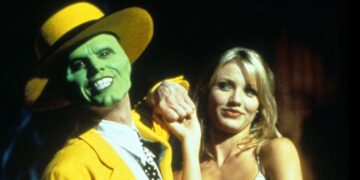 Jim Carrey and Cameron Diaz in a scene from "The Mask."