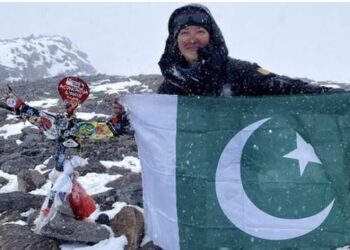 "The climb was full of challenges, with one of the biggest being the extreme cold and harsh winds," says Khan