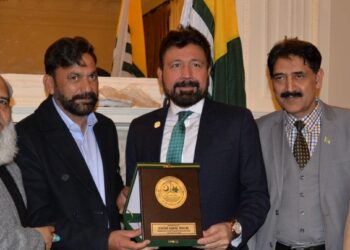 AJK Minister Honors Pakistan’s Consul General in New York on Kashmir Solidarity Day