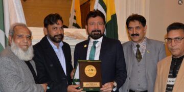 AJK Minister Honors Pakistan’s Consul General in New York on Kashmir Solidarity Day