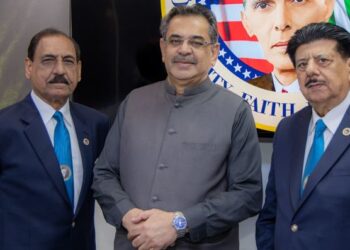Former Pakistani Minister Aneeq Ahmed Visits Jinnah Library in Houston