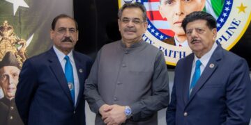 Former Pakistani Minister Aneeq Ahmed Visits Jinnah Library in Houston