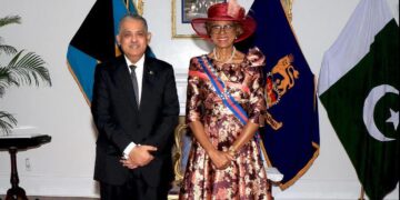Pakistan’s Envoy Presents Credentials to Governor General of The Bahamas