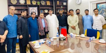 Houston-Karachi Sister City Association President Saeed Sheikh Visits Karachi Press Club