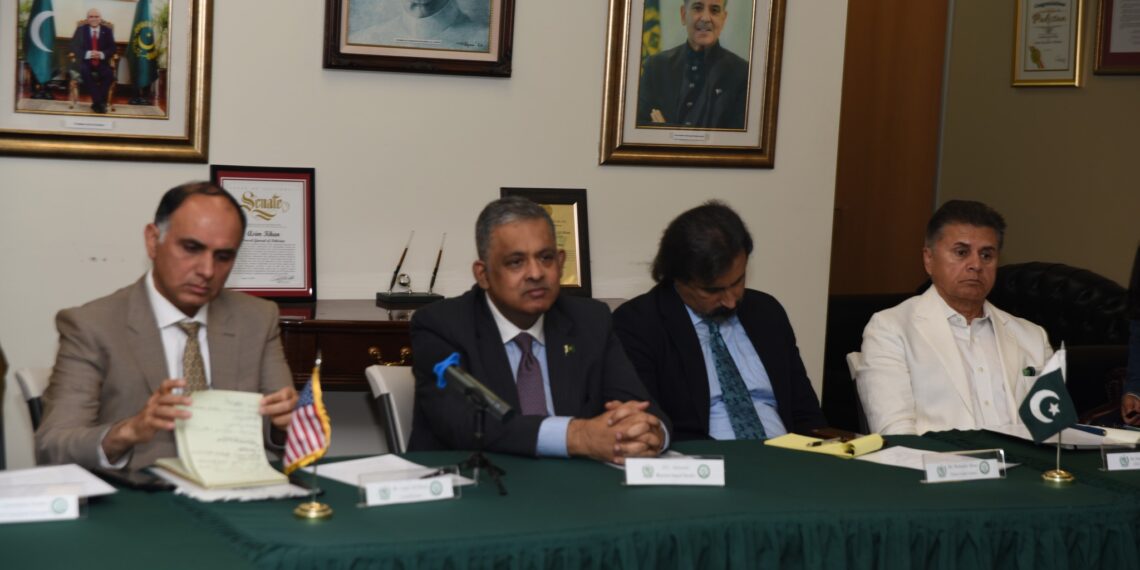Ambassador Sheikh Leads PAKAMTECH Meeting in LA, Highlights Diaspora’s Digital Role