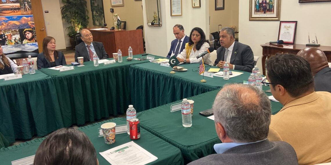 Ambassador Rizwan Saeed Sheikh Leads Business Roundtable to Boost Pak-U.S. Investment Cooperation
