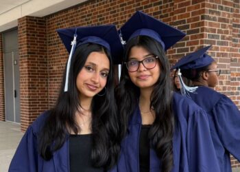 Aliha Ali & Areesha Faisal Inspire at Clements High Graduation