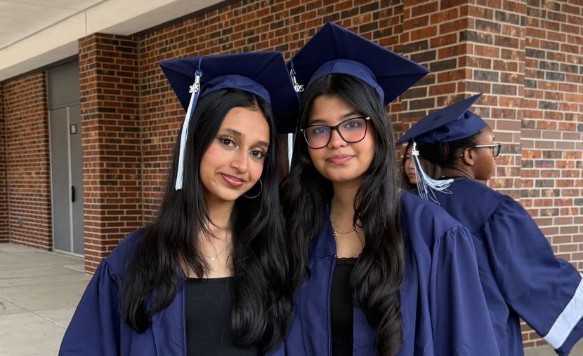 Aliha Ali & Areesha Faisal Inspire at Clements High Graduation