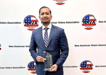 Ali Rashid Recognized by New American Voters Association  for Community Service