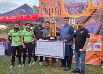 Pakistan Consul General Aamer Ahmed Atozai Attends Long Island United T20 Cricket Final 2025