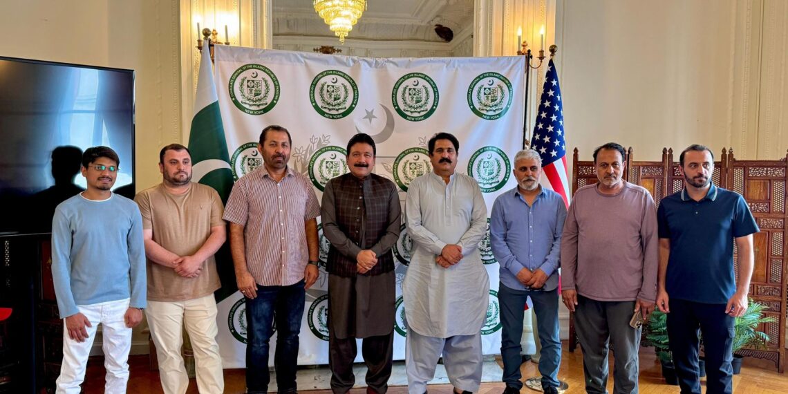 Pakistan Consul General in New York Meets Former Federal Minister Sajid Hussain Turi