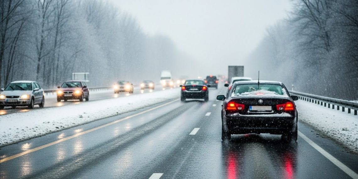 Ice, Snow and Freezing Drizzle Raise Safety Concerns for Drivers
