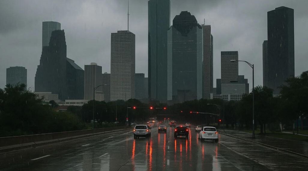 houston rain